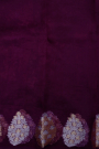 Designer Organza Magenta Saree