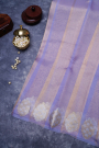 Designer Organza Lilac Saree