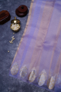Designer Organza Lilac Saree