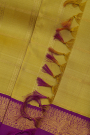 Kancheepuram Silk Yellow Saree