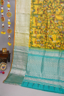 Kalamkari Silk Dual Colour Saree