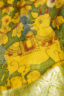 Kalamkari Silk Dual Colour Saree
