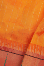 Paithani Silk Orange Saree