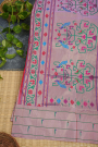 Paithani Silk Lavender Saree