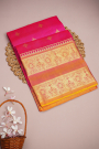 Venkatagiri Silk Pink Saree