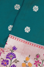Banarasi Silk Teal Blue Saree