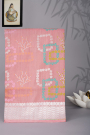 Designer Tussar Georgette Baby Pink Saree