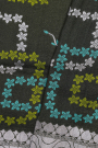 Designer Tussar Georgette Dark Green Saree