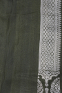 Designer Tussar Georgette Dark Grey Saree
