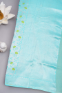 Designer Tussar Georgette Sky Blue Saree
