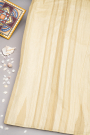 Designer Tussar Cream Saree