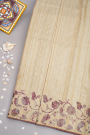 Designer Tussar Cream Saree