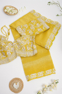 Designer Tissue Yellow Saree