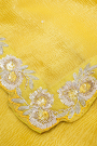 Designer Tissue Yellow Saree