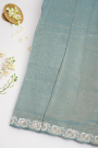 Designer Tissue Ice Blue Saree