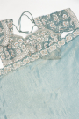 Designer Tissue Ice Blue Saree
