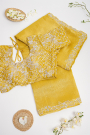 Designer Tissue Yellow Saree