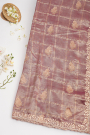 Designer Tissue Georgette Onion Pink Saree