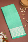 Mysore Crepe Sea Green Saree