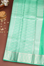 Mysore Crepe Sea Green Saree