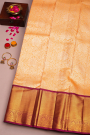 Kancheepuram Silk Orange Saree