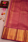 Kancheepuram Silk Orange Saree