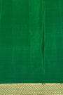 Mysore Crepe Dark Green Saree