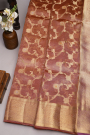 Designer Organza Onion Pink Saree
