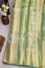 Designer Organza Grey Saree