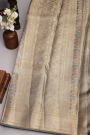 Designer Organza Sky Blue Saree