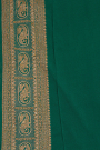Designer Georgette Bottle Green Saree