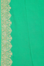 Designer Georgette Sea Green Saree