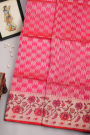 Designer Organza Pink Saree