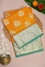 Venkatagiri Silk Mustard Saree