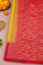 Coimbatore Soft Silk Yellow Saree