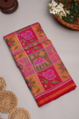 Patola Raw Silk Multicolour Saree
