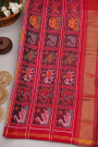 Patola Raw Silk Multicolour Saree