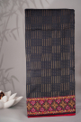 Designer Tussar Black Saree