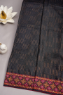 Designer Tussar Black Saree