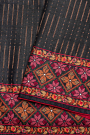 Designer Tussar Black Saree