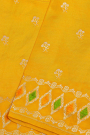 Designer Organza Mustard Saree