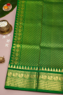 Venkatagiri Silk Mehendi Green Saree