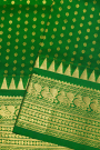 Venkatagiri Silk Mehendi Green Saree