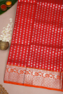 Venkatagiri Silk Red Saree