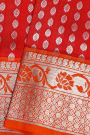 Venkatagiri Silk Red Saree