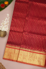 Venkatagiri Silk Maroon Saree