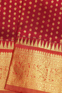 Venkatagiri Silk Maroon Saree
