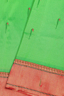 Paithani Silk Green Saree