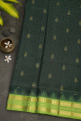 Kuppadam Sico Bottle Green Saree