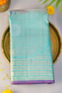Kancheepuram Tissue Sky Blue Saree